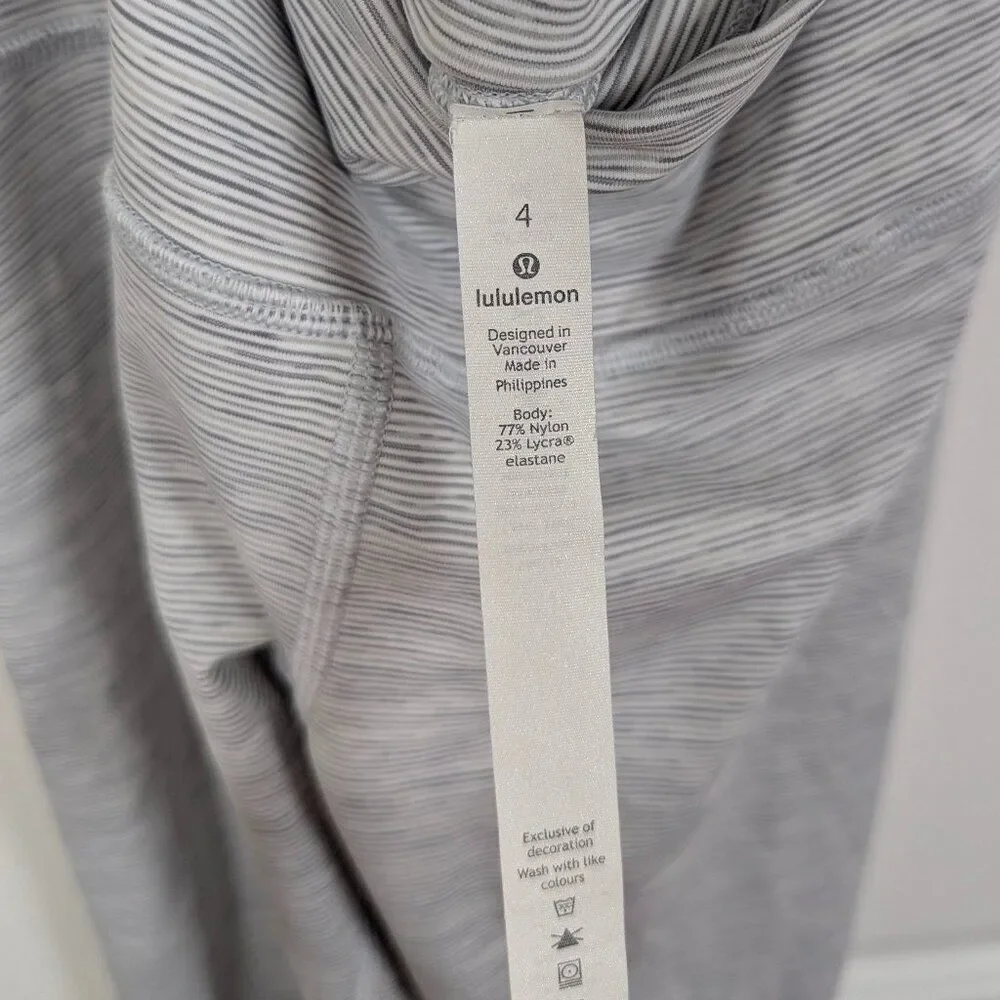 Lululemon | Wunder Under High Rise We Are From Space Grey Alpine Tight 7/8